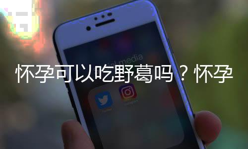 怀孕可以吃野葛吗？怀孕吃什么比较好