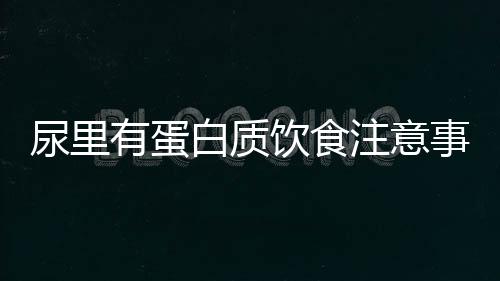 尿里有蛋白质饮食注意事项