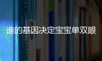 谁的基因决定宝宝单双眼皮？